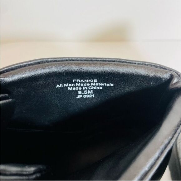 AEROSOLES Y2K Black Frankie Hi Top Combat Moto Style Sneaker Boot Size 8.5 - Picture 6 of 7